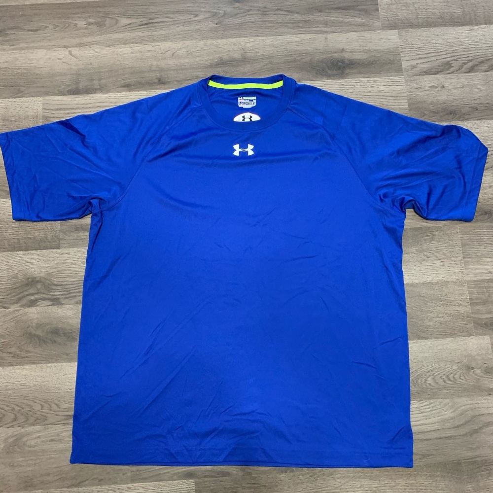 Blue under armour active tee